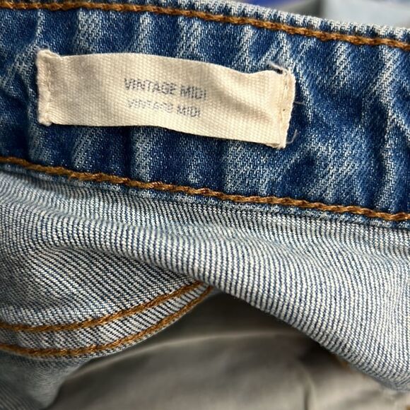 Universal thread vintage midi shorts stretch light wash size 20 NWT - Picture 12 of 13